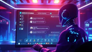 Engaging interface of the best nsfw ai chatbots in 2025, showcasing interactive elements and user-friendly design.