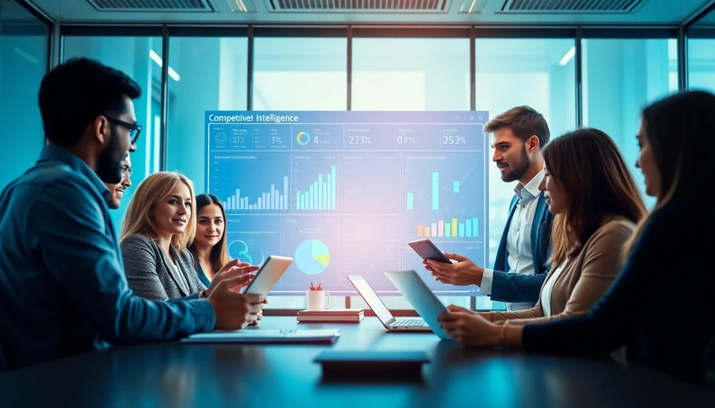 Enhancing Competitive intelligence through teamwork in a modern business setting.