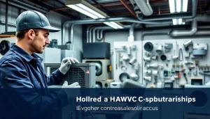 Explore Wholesale HVAC for Contractors options with a professional examining quality HVAC systems.