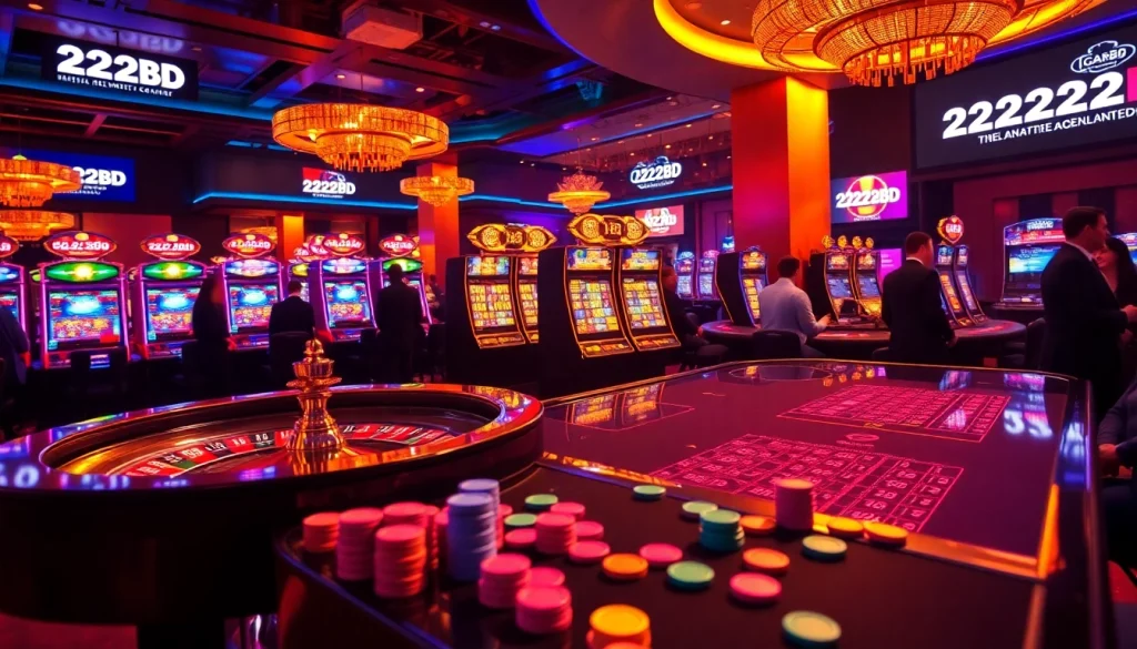Experience the excitement of casino gaming with 222BD, featuring vibrant tables and thrilling games.