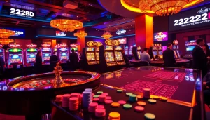 Experience the excitement of casino gaming with 222BD, featuring vibrant tables and thrilling games.