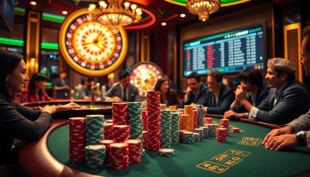 Engage with thrilling llink alternatif sbobet betting at a vibrant poker table.