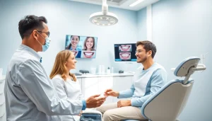 キレイライン矯正 口コミ session in a modern dental clinic.