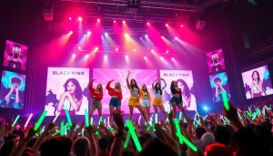 Engaging BLACKPINK news event showcasing the group's dynamic performance and vibrant atmosphere.