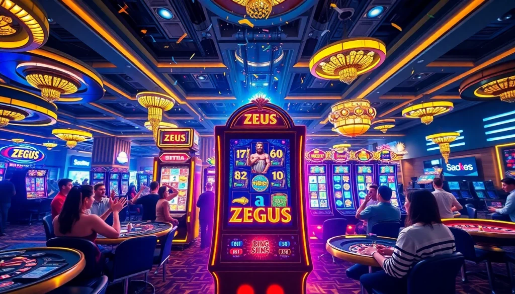 Experience thrilling gameplay at the slot zeus machine, where lucky players hit jackpots.