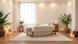 편안한 안양스웨디시 스파 환경, 고요한 마사지 설정 및 매력적인 분위기.