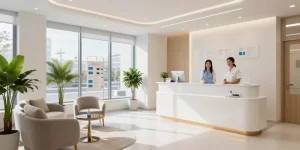 Hair transplant Istanbul: patient consultation in a modern health clinic with compassionate doctor care.
